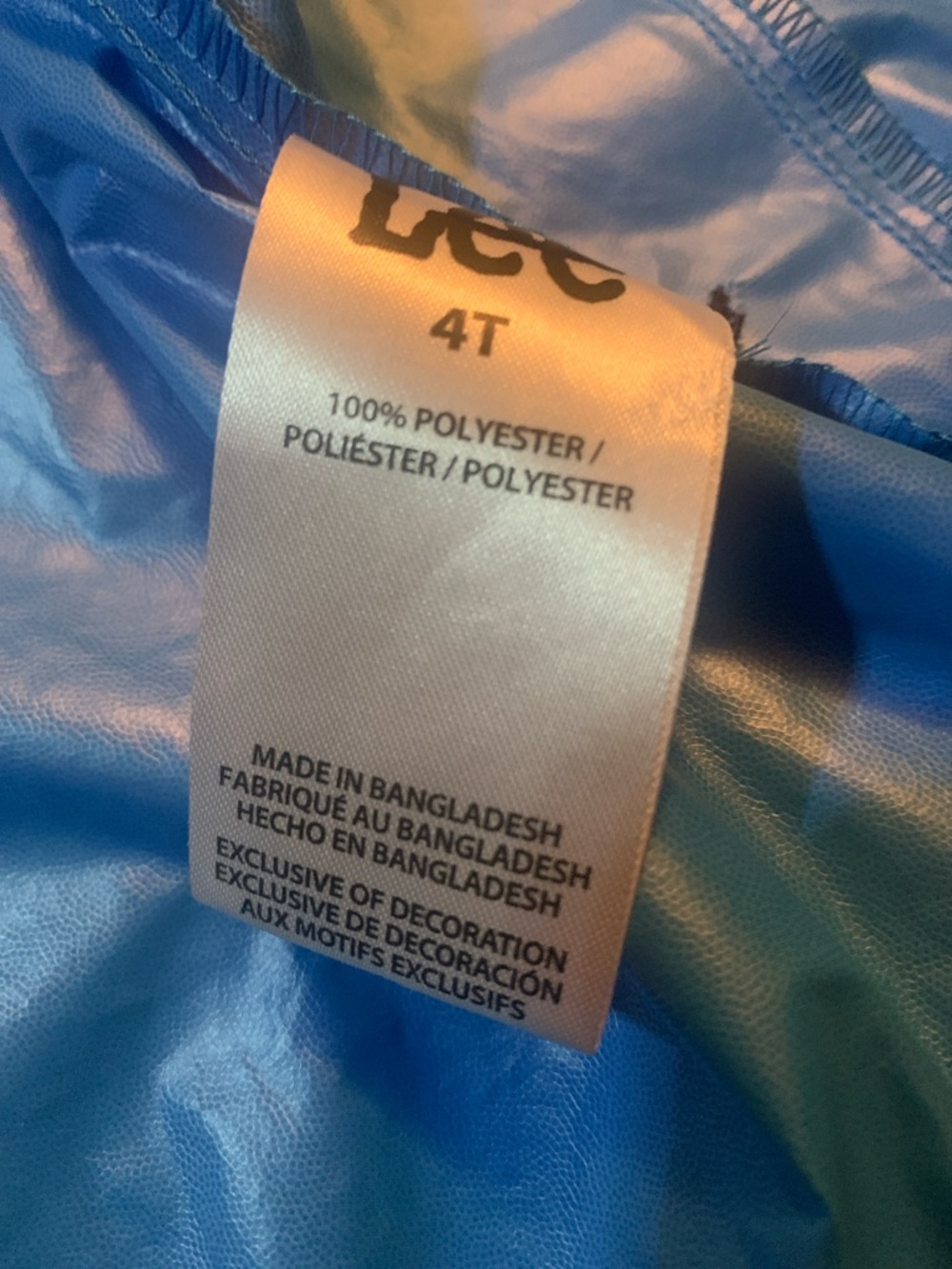 Lee kids rain jacket 4T boy - Picture 4 of 5